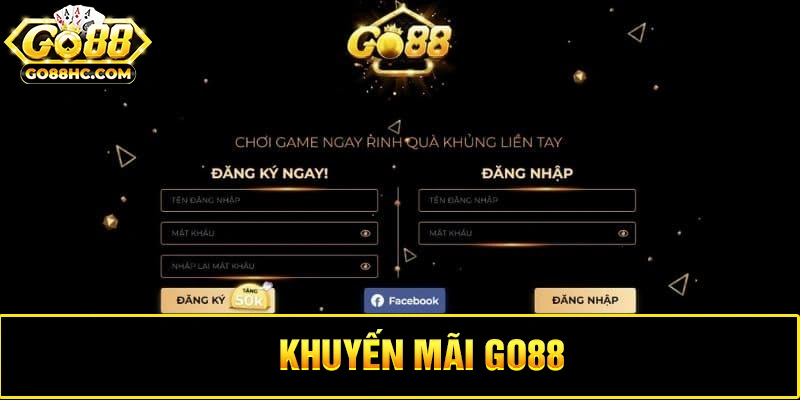 Đăng ký tài khoản và nạp tiền để nhận các khuyến mãi hấp dẫn tại Go88